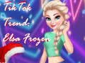 Žaidimas TikTok Tendencija: Elsa Užšaldyta internete
