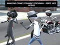 Žaidimas Neįtikėtinas nusikaltimas: Keistas stickman virvė Vice Vegas internete
