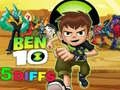Žaidimas Ben 10 5 Skirtumai internete
