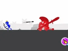Žaidimas Raudona ir Mėlyna - Šnipų Stickman Galvosūkiai internete