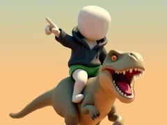 Žaidimas Stickman. Dinosauro Arena internete