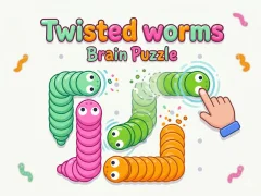 Žaidimas Twisted worms Brain Puzzle internete