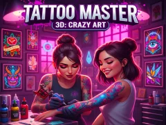 Žaidimas Tatuiruočių meistras 3D: Pašėlusis menas internete