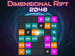 Žaidimas „Dimensional Rift 2048“. internete