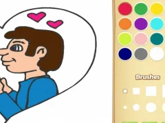 Žaidimas Meilės spalvinimo knyga vaikams internete