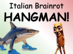 Žaidimas Italijos „Brainrot Hangman“ internete