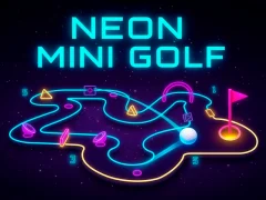 Žaidimas Neoninis mini golfas internete