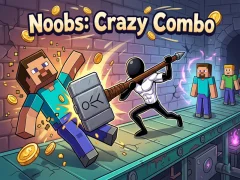 Žaidimas Noobs: Crazy Combo internete