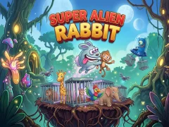 Žaidimas Super Alien Rabbit internete