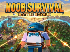 Žaidimas Noob Survival: Battle Royale internete