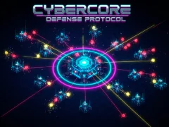 Žaidimas „CyberCore“ gynybos protokolas internete
