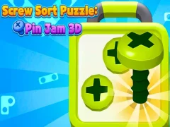 Žaidimas Screw Sort Puzzle Pin Jam 3D internete