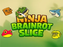Žaidimas „Ninja Brainrot Slice“ internete