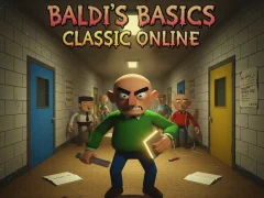 Žaidimas „Baldi's Basics Classic“ internetu internete