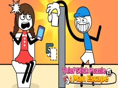 Žaidimas Thief Stick Puzzle Man Escape internete