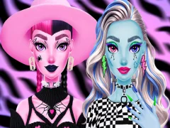 Žaidimas „Monsterella Fantasy“ makiažas internete Žaidimas „Monsterella Fantasy“ makiažas internete