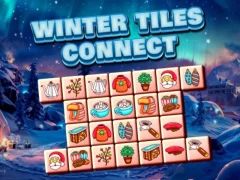 Žaidimas „Winter Tile Connect“. internete