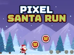 Žaidimas Pixel Santa Run internete