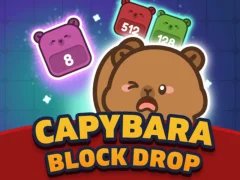 Žaidimas „Capybara Block Drop“ internete