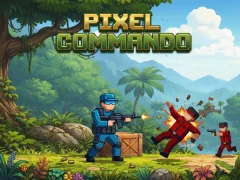 Žaidimas Pixel Commando internete