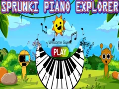 Žaidimas Sprunki Piano Explorer internete
