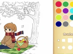 Žaidimas Jauki spalvinimo knyga vaikams internete