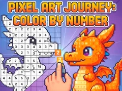 Žaidimas Pieškite paveikslėlį pagal skaičius Pixel Art internete