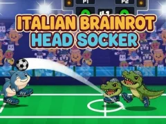 Žaidimas Italijos Brainrot galvos futbolas internete