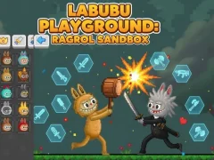Žaidimas Labubu žaidimų aikštelė: Ragdoll smėlio dėžė internete