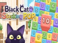 Žaidimas Black Cat Stacking POP internete