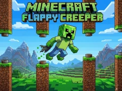 Žaidimas Minecraft Flappy Creeper internete