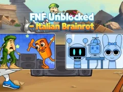 Žaidimas FNF atblokuotas itališkas Brainrot internete