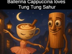 Žaidimas Balerina cappuccina myli tularteg Tung Sahur internete