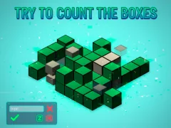 Žaidimas Pabandykite suskaičiuoti dėžutes internete