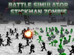 Žaidimas Mūšio simuliatorius Stickman Zombie internete
