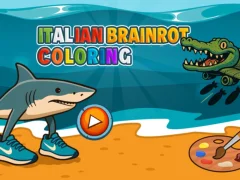 Žaidimas Italijos „Brainrot“ dažymas internete