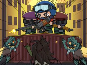Žaidimas „Zombie Idle“ gynyba internete