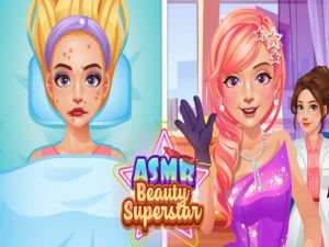 Žaidimas ASMR grožio superžvaigždė internete