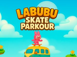 Žaidimas „Labubu Skate parkour“ internete