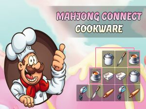 Žaidimas „Mahjong Connect“ virtuvės reikmenys internete