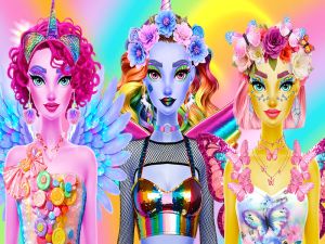 Žaidimas Apakinantis „Divas“ makiažas internete