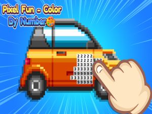 Žaidimas „Pixel Fun“ spalva pagal skaičių internete