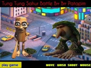 Žaidimas Tung Tung Sahur Battle Brr Patapim internete