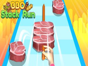 Žaidimas „BBQ Stack Run“ internete