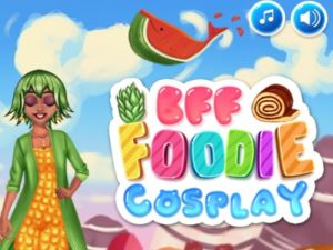 Žaidimas „BFF Foodie Cosplay“ internete