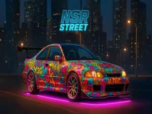 Žaidimas NSR gatvės automobilių lenktynės internete