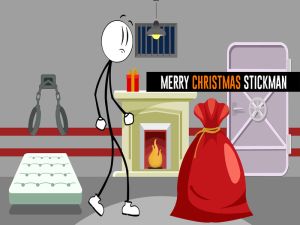 Žaidimas Linksmų Kalėdų Sticko internete