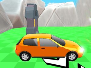 Žaidimas Obby: Treniruotės automobiliu internete
