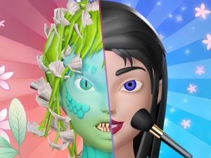 Žaidimas Monstrų makiažas 3D internete