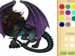 Žaidimas „Dragon Chimera“ spalvinimo knyga internete